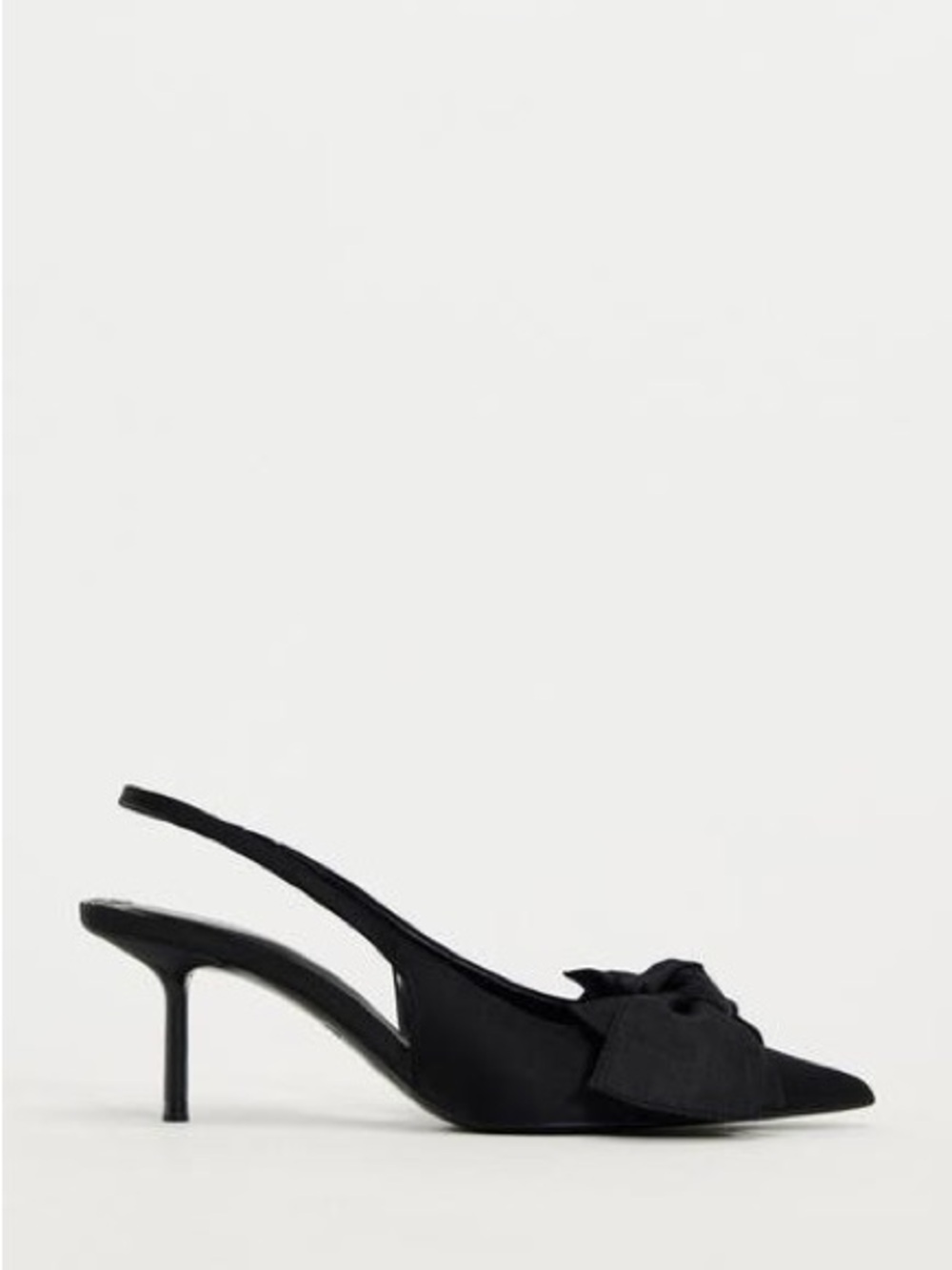Zara SLINGBACK HEELS WITH BOW, 8